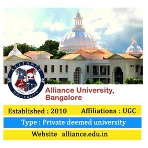 Alliance University: Admission 2024