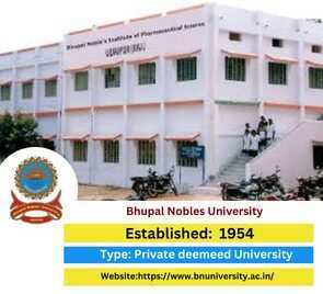 B.PHARMA 29 Bhupal Nobles University
