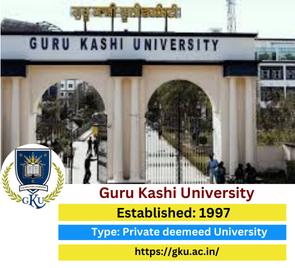 guru kashi university