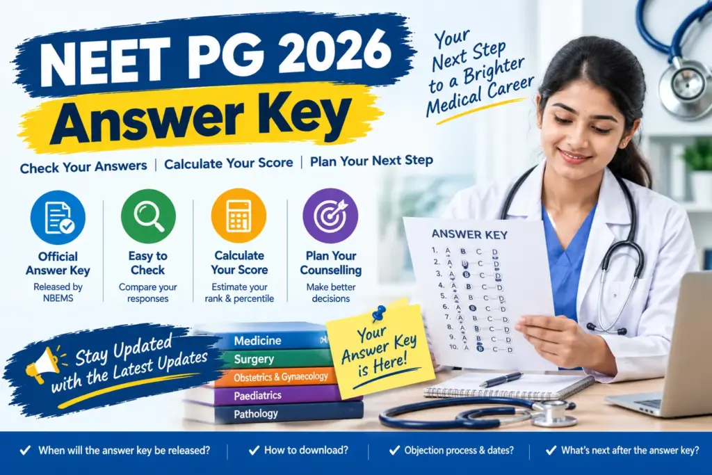 NEET PG 2026 Answer Key LIVE: NBEMS Response Sheet Soon 1 NEET PG