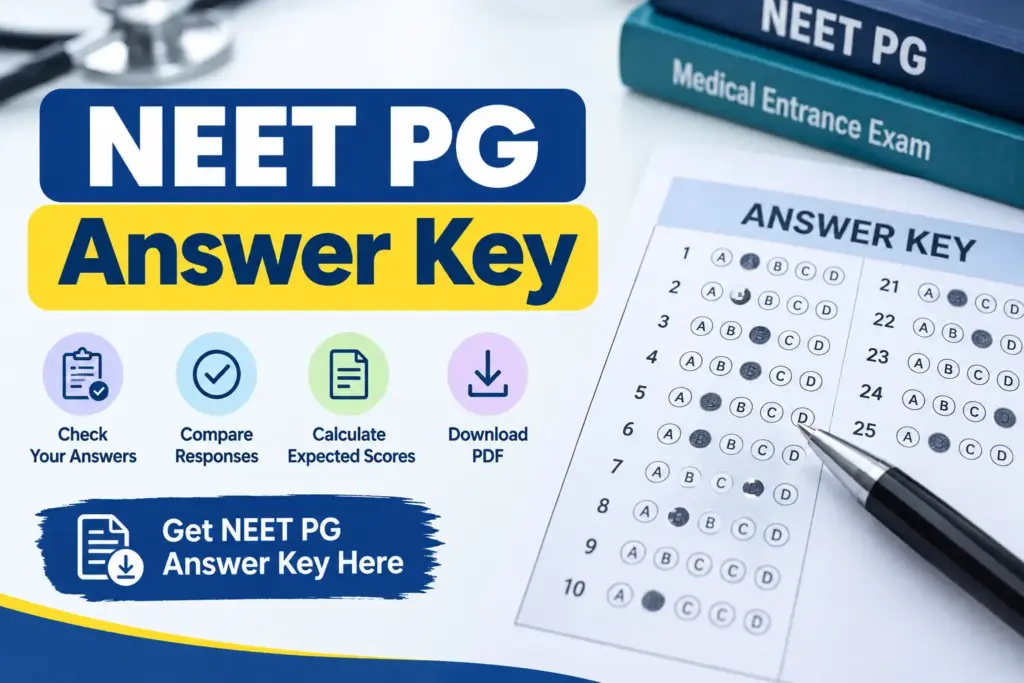NEET PG 2026 Answer Key Soon: NBEMS to Release Provisional Answer Key Soon 3 NEET PG